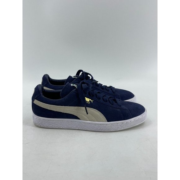 Puma Men's Classic Xxi Sneakers Blue Suede Casual Low Top Lace Up US Size 7.5 - Picture 2 of 16